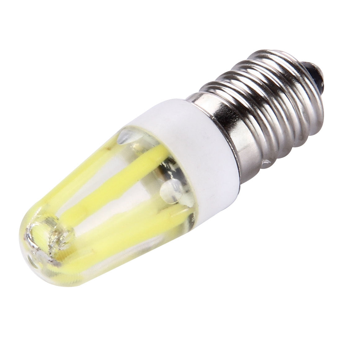 ELECTROPRIME 2W Filament Light Bulb , E14 PC Material Dimmable 4 LED for Halls, AC 220-240V(White Light)