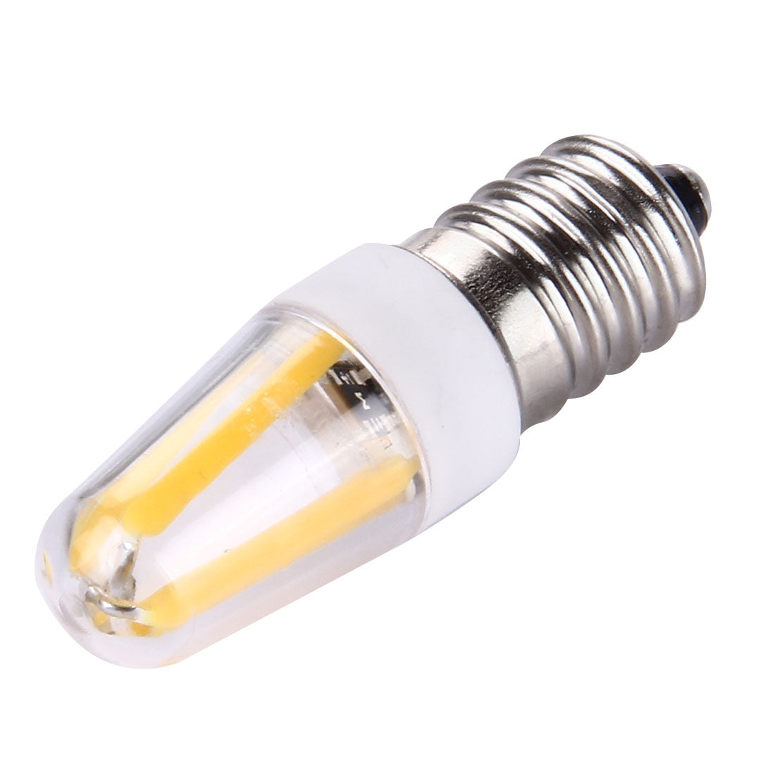 ELECTROPRIME 2W Filament Light Bulb, E14 PC Material Dimmable 4 LED for Halls, AC 220-240V(Warm White)