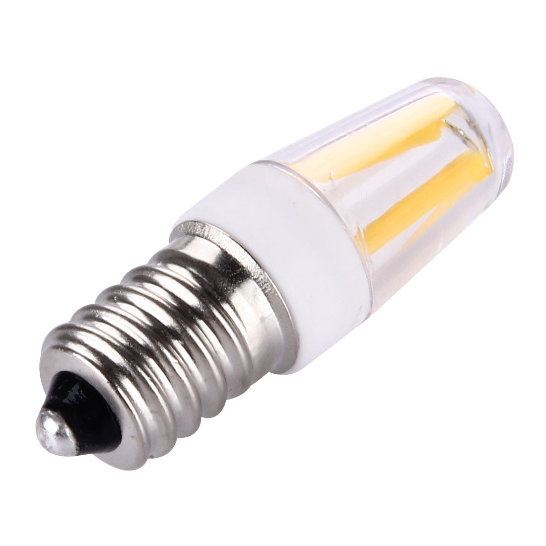 ELECTROPRIME 2W Filament Light Bulb, E14 PC Material Dimmable 4 LED for Halls, AC 220-240V(Warm White)