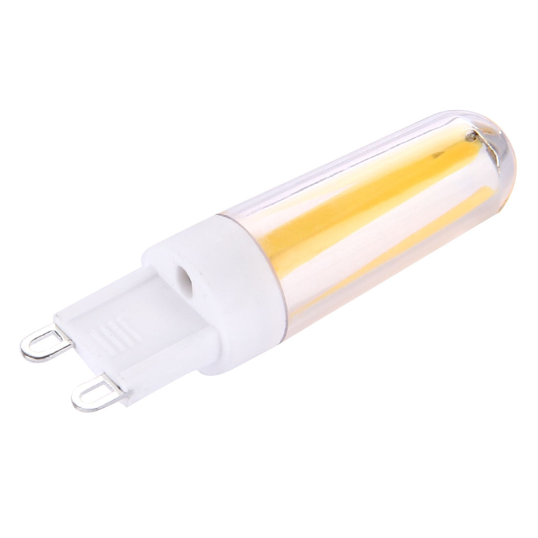 ELECTROPRIME 4W Filament Light Bulb, G9 PC Material Dimmable 4 LED, AC 220-240V(Warm White)