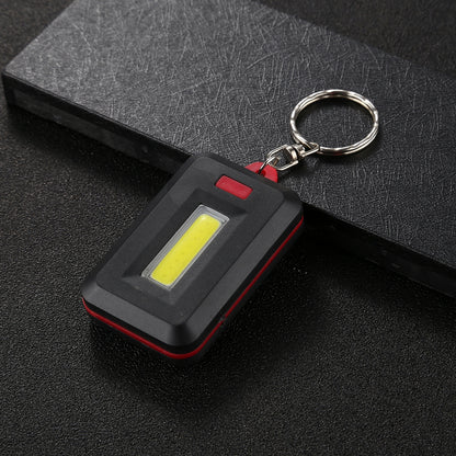 ELECTROPRIME 3W White Light COB LED Flashlight , Portable Small Light with Key Chain, Random Color Delivery