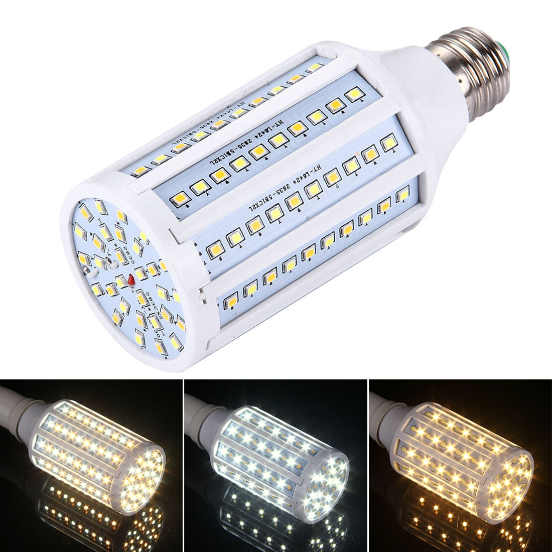 ELECTROPRIME 20W Section Dimmable Corn Light Bulb, E27 130 LED SMD 2835, AC 220V