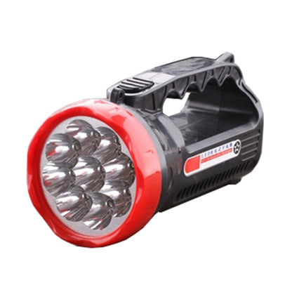ELECTROPRIME 5W 9 LEDs Rechargeable Strong LED Flashlight 2-Modes Outdoors Searchlight