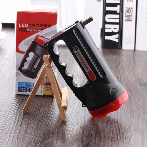 ELECTROPRIME 5W 9 LEDs Rechargeable Strong LED Flashlight 2-Modes Outdoors Searchlight