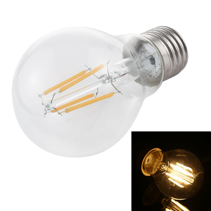 ELECTROPRIME A60 E27 4W 4 LEDs 450 LM Retro Dimming LED Filament Light Bulb Energy Saving Light, AC 220V(Warm White)