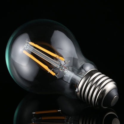 ELECTROPRIME A60 E27 4W 4 LEDs 450 LM Retro Dimming LED Filament Light Bulb Energy Saving Light, AC 220V(Warm White)