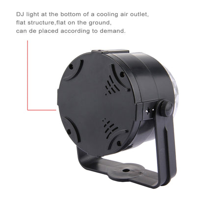 ELECTROPRIME 3W RGB Magic Ball LED Stage Light , USB Sound Control Rotating Disco DJ Light, DC 5V