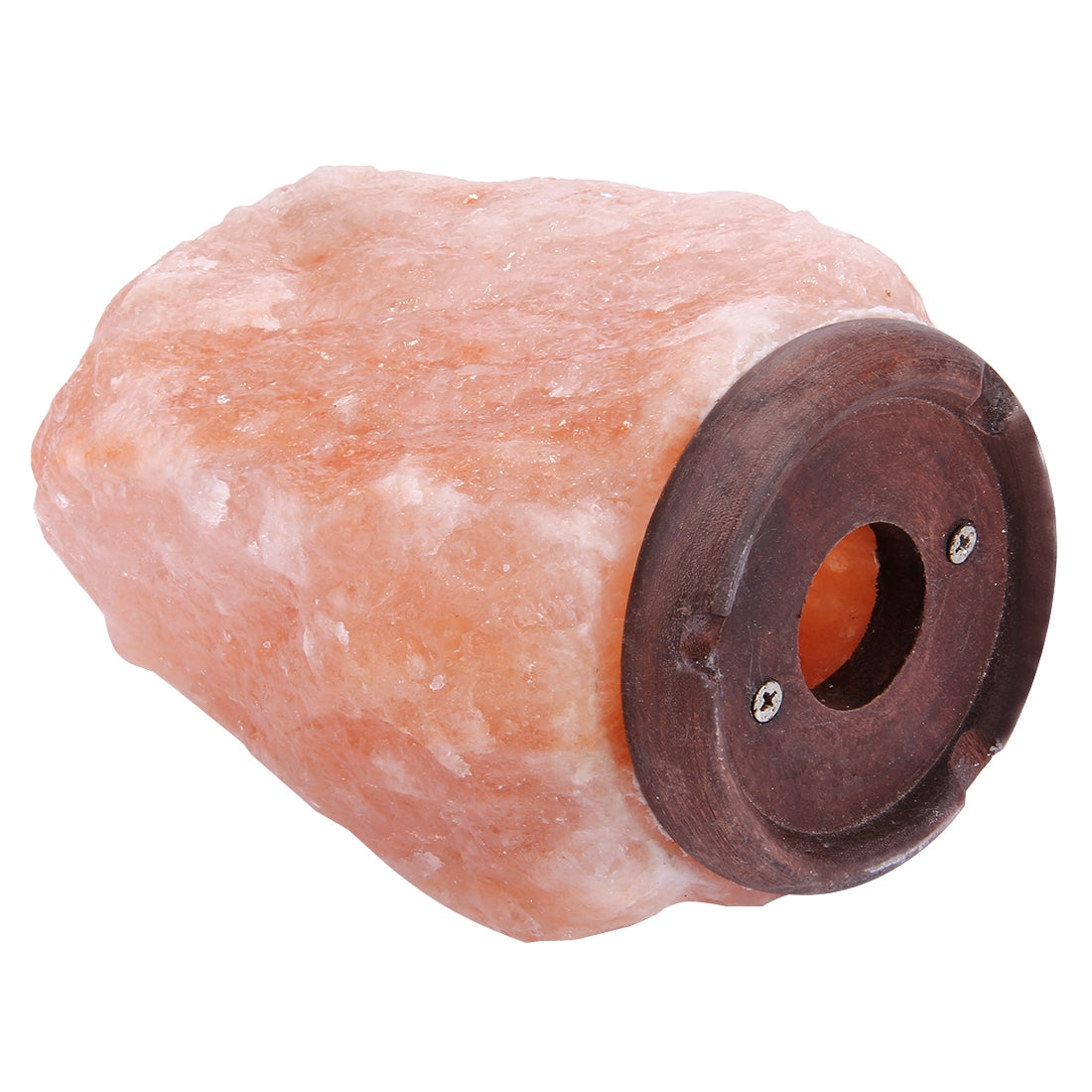 ELECTROPRIME E14 Large Dimmable Himalayan Salt Lamp , Crystal Rock Healthy Table Desk Lamp Night Light with Wood Base & Bulb & Switch, Large Size Weight 3-5KG, AC 220V