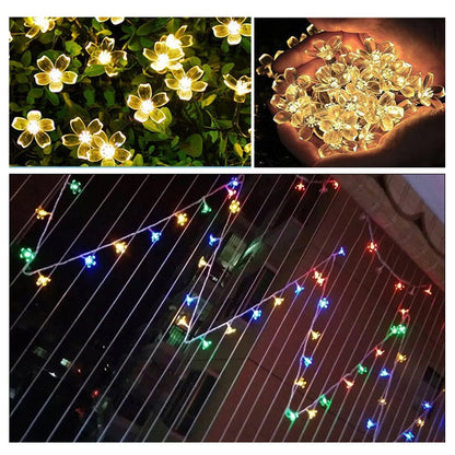 ELECTROPRIME 3m 20 LEDs Cherry Blossom  Holiday Decorative Light, Battery Powered (Colorful Light)