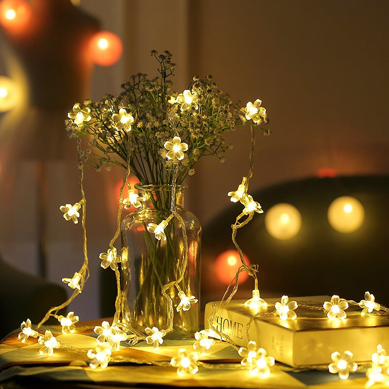 ELECTROPRIME 6m 40 LEDs Cherry Blossom  Holiday Decorative Light, Battery Powered (Warm White)