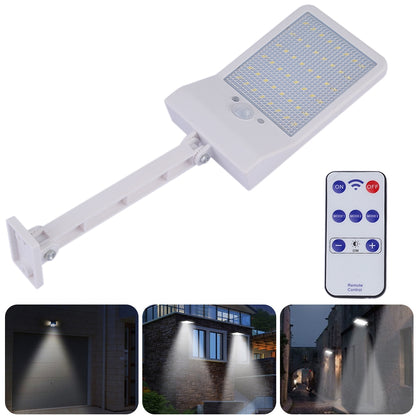 ELECTROPRIME 6W 800LM 48 LEDs Solar Remote Control Flat Lamp with Bracket