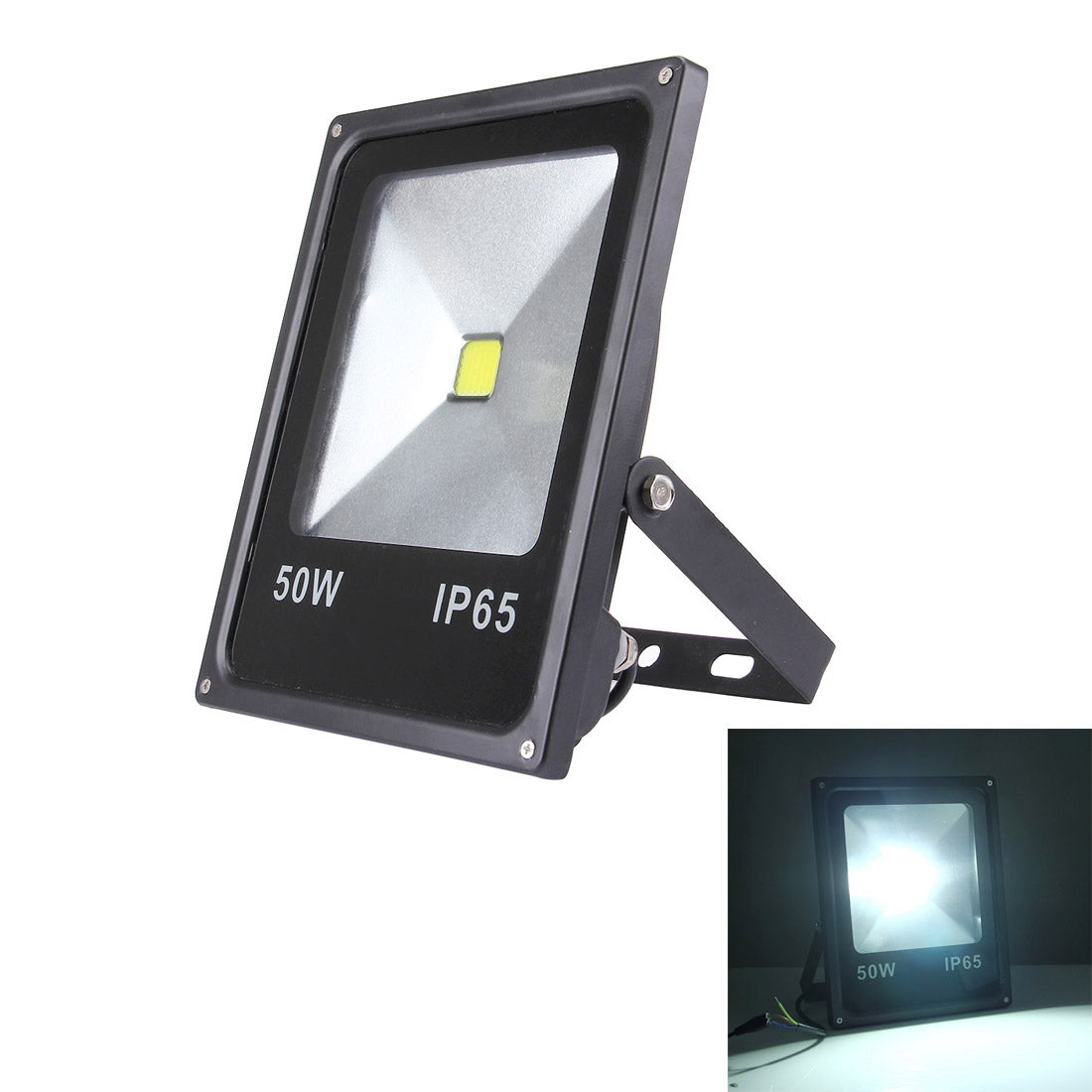 ELECTROPRIME 50W IP65 Waterproof White Light LED Floodlight, 4500LM Lamp, AC 85-265V