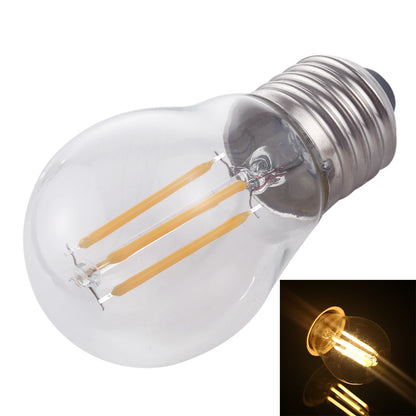 ELECTROPRIME G45 E27 4W 4 LEDs 450 LM 3000K Retro Dimming LED Filament Light Bulb Energy Saving Light, AC 220V(Warm White)