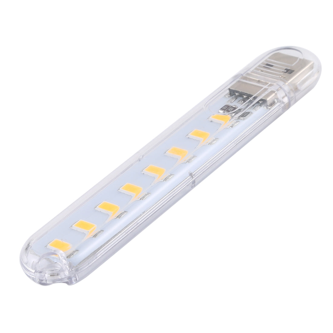 ELECTROPRIME 3W 8 LEDs 5730 SMD USB LED Book Light Portable Night Lamp, DC 5V (Warm White)