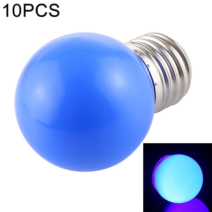 ELECTROPRIME 10 PCS 2W E27 2835 SMD Home Decoration LED Light Bulbs, AC 220V (Blue Light)