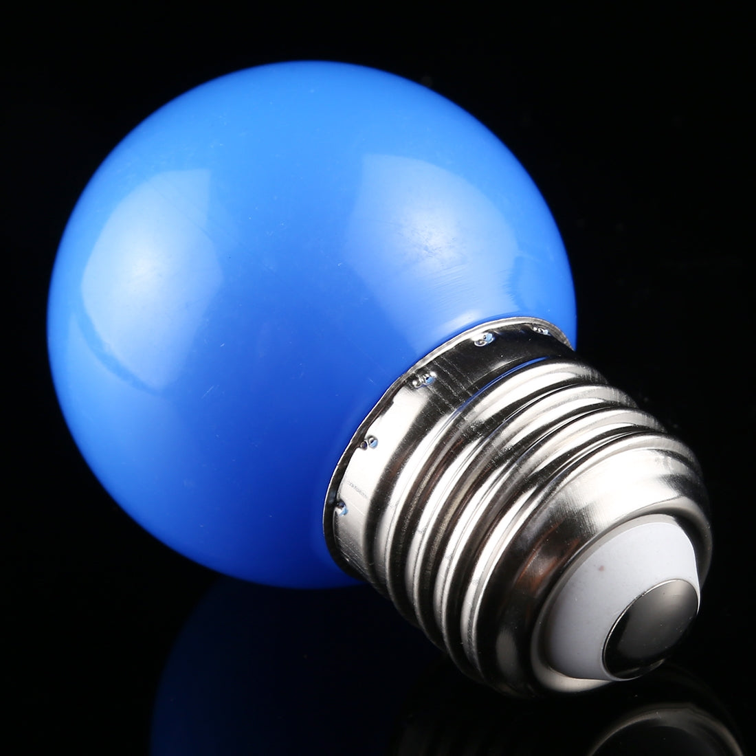ELECTROPRIME 10 PCS 2W E27 2835 SMD Home Decoration LED Light Bulbs, AC 220V (Blue Light)