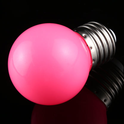 ELECTROPRIME 10 PCS 2W E27 2835 SMD Home Decoration LED Light Bulbs, AC 220V (Pink Light)