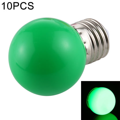 ELECTROPRIME 10 PCS 2W E27 2835 SMD Home Decoration LED Light Bulbs, AC 220V (Green Light)