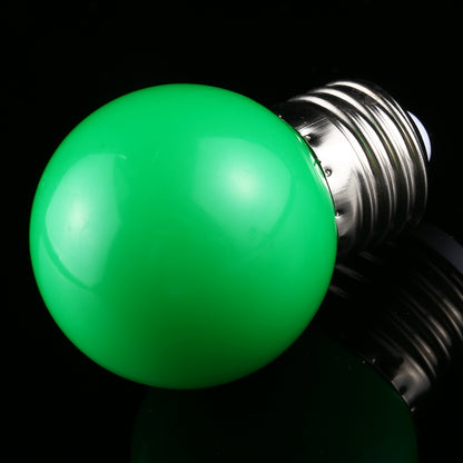 ELECTROPRIME 10 PCS 2W E27 2835 SMD Home Decoration LED Light Bulbs, AC 220V (Green Light)