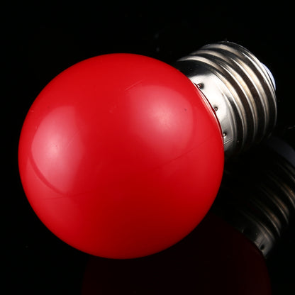 ELECTROPRIME 10 PCS 2W E27 2835 SMD Home Decoration LED Light Bulbs, AC 220V (Red Light)