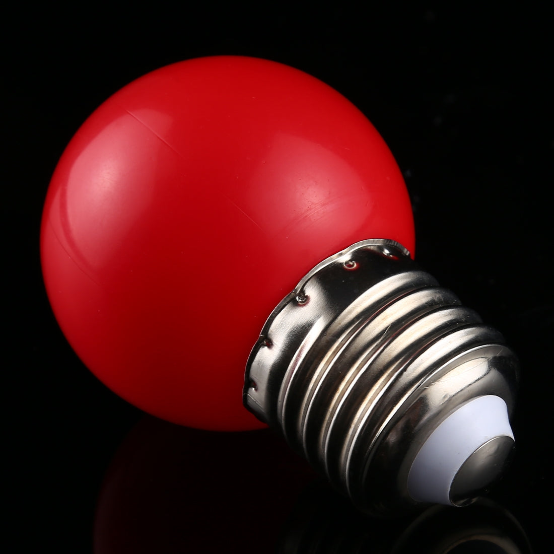 ELECTROPRIME 10 PCS 2W E27 2835 SMD Home Decoration LED Light Bulbs, AC 220V (Red Light)