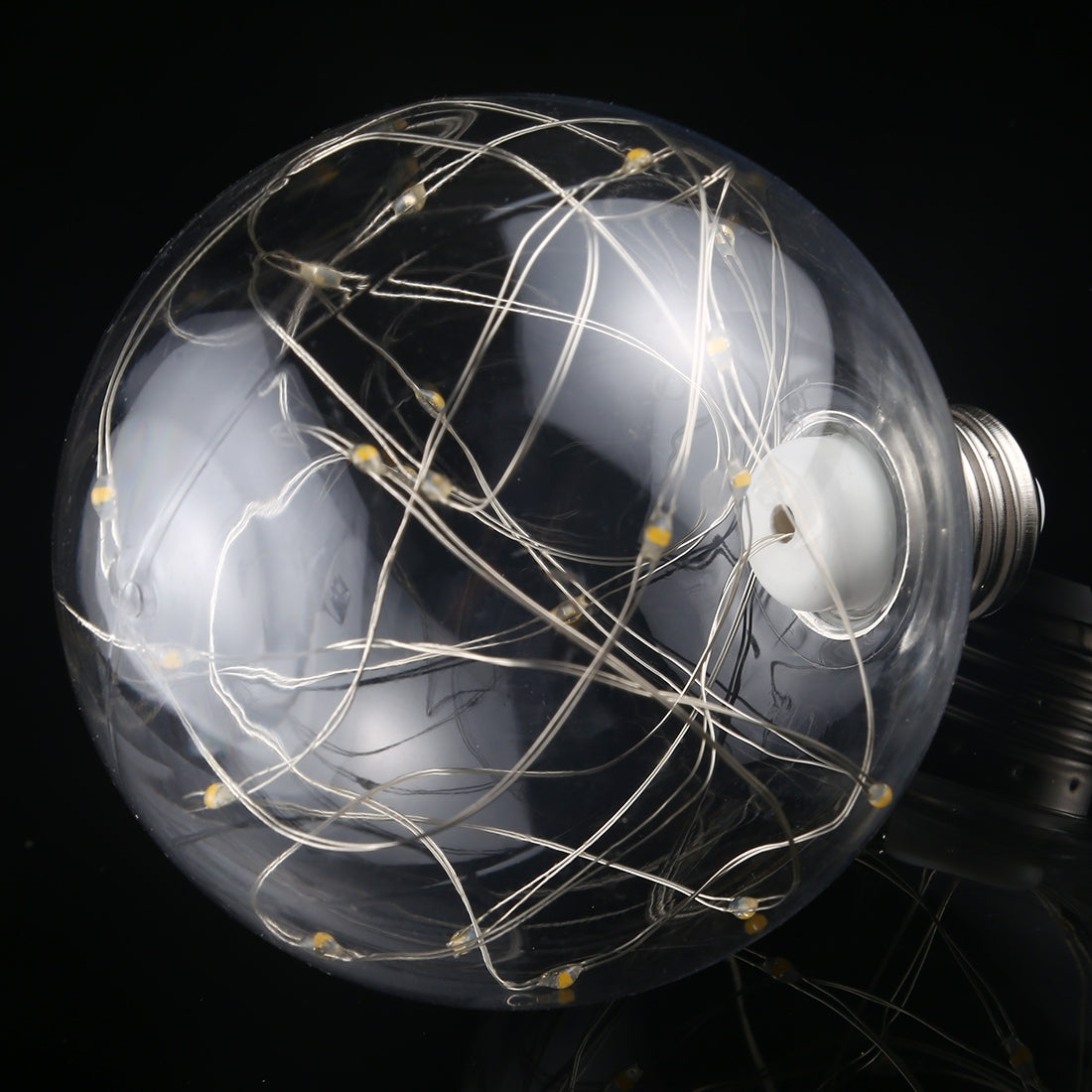 ELECTROPRIME G95 E27 3W 80 LM Filament Retro Fairy LED String Light Bulb, AC 220V (Warm White)