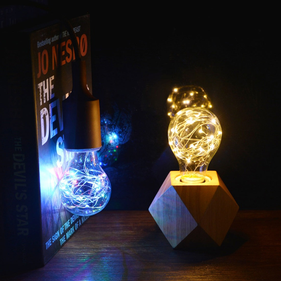ELECTROPRIME G95 E27 3W 80 LM Filament Retro Fairy LED String Light Bulb, AC 220V (Warm White)