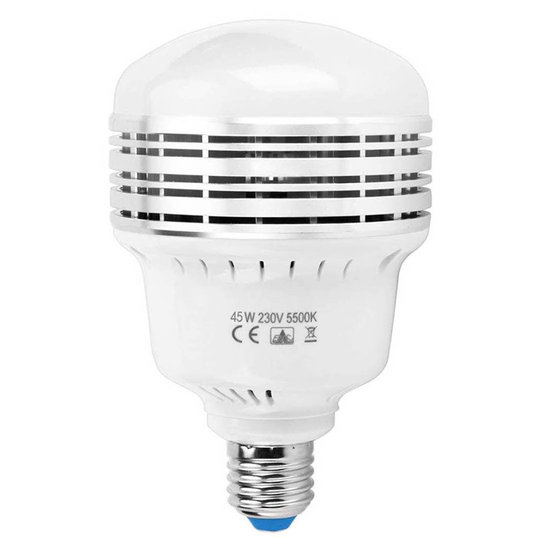 ELECTROPRIME MANTOO PGL45 45W 120V 5500K 5460LM LED Light Bulb for Photography Lighting