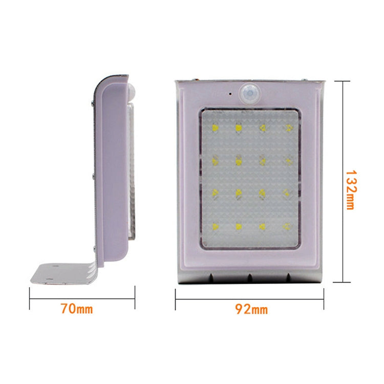 ELECTROPRIME LED Human Body Induction Outdoor Garden Solar Wall Light