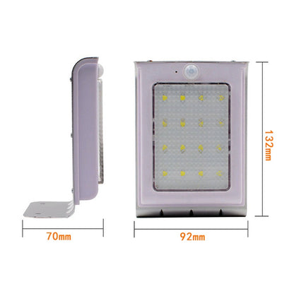 ELECTROPRIME LED Human Body Induction Outdoor Garden Solar Wall Light