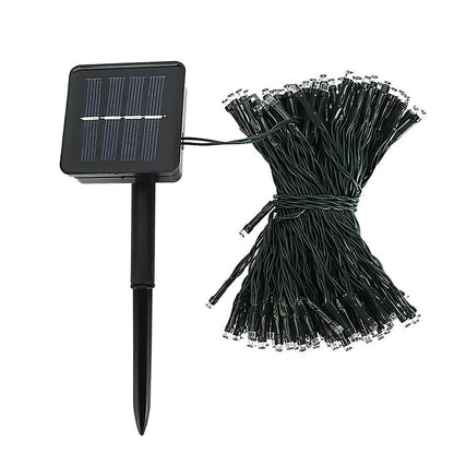 ELECTROPRIME 200 LEDs Outdoor Waterproof Christmas Festival Decoration Solar Lamp String, Length: 22m(Colour)