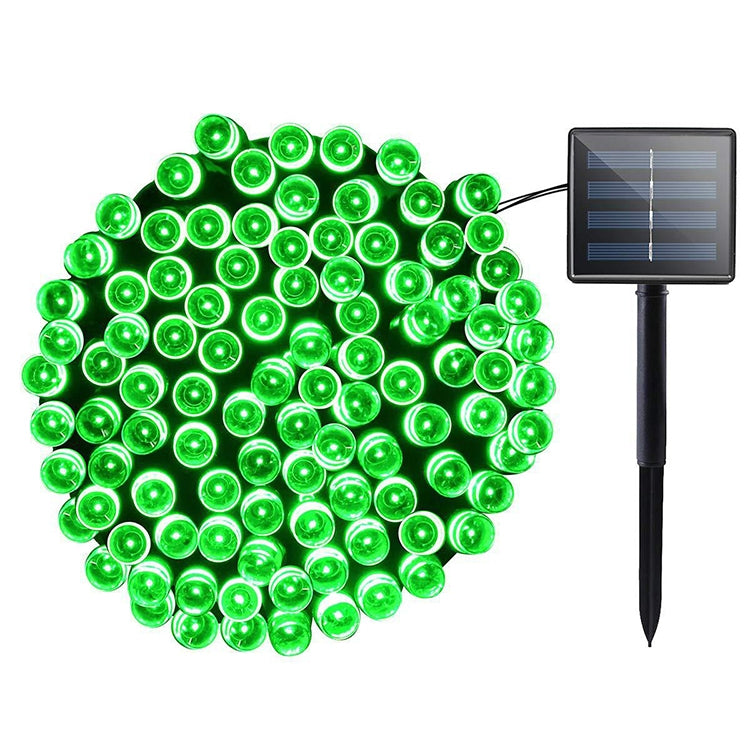 ELECTROPRIME 200 LEDs Outdoor Waterproof Christmas Festival Decoration Solar Lamp String, Length: 22m(Green)