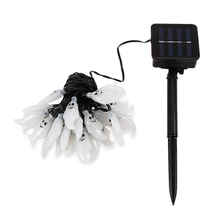 ELECTROPRIME Ghost Shape 30 LEDs Outdoor Garden Waterproof Christmas Festival Decoration Solar Lamp String (Colour)
