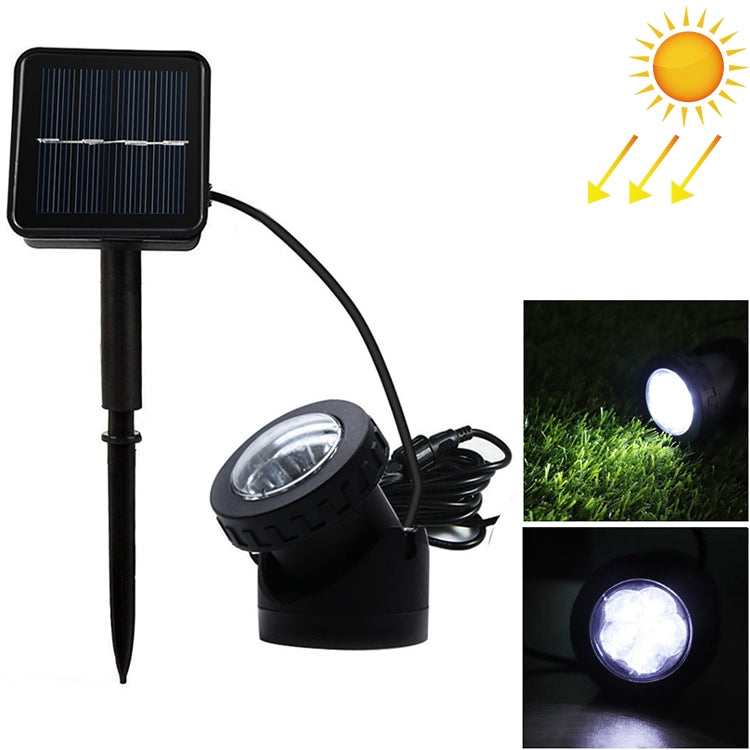 ELECTROPRIME Single Head LED Outdoor Waterproof Solar Underwater Spotlight Floodlight