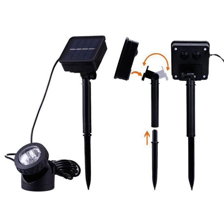 ELECTROPRIME Single Head LED Outdoor Waterproof Solar Underwater Spotlight Floodlight