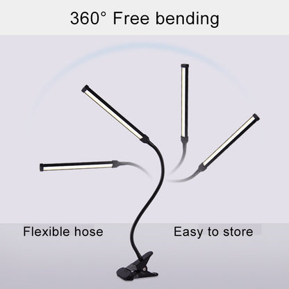 ELECTROPRIME LED Desk Lamp 8W Folding Adjustable Eye Protection Table Lamp, USB Plug-in Version(White)