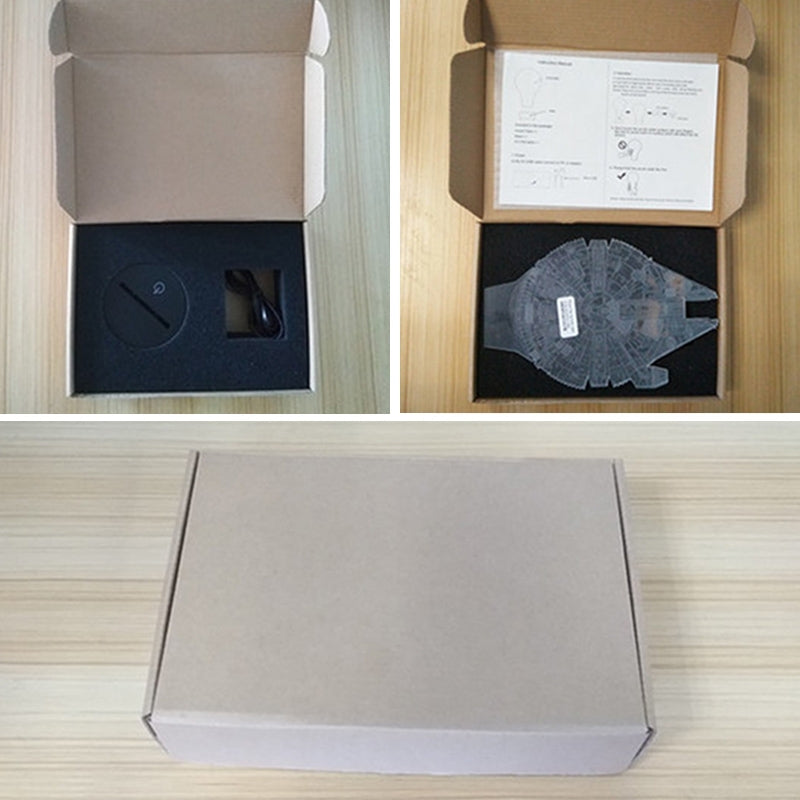 ELECTROPRIME Prostrated Dog Shape 3D Colorful LED Vision Light Table Lamp, Crack Remote Control Version