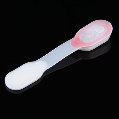 ELECTROPRIME LED Magnetic Clothes Silicone Clip Lamp, CR2032 Button Batteries Powered(Red)