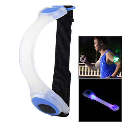 ELECTROPRIME Night Run / Ride Safety LED Light Band, CR2032 Button Batteries Powered (Blue)