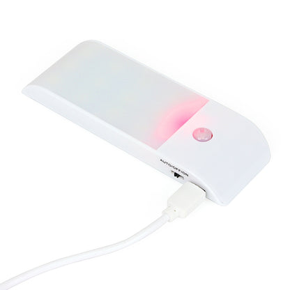 ELECTROPRIME PIR Human Body Motion Sensor White Light LED Night Light, 1W 12 LEDs 240 LM USB Charging, Sensor Distance: 3m, DC 5V