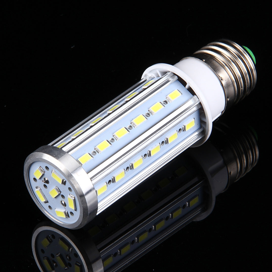 ELECTROPRIME 10W Aluminum Corn Light Bulb, E27 880LM 42 LED SMD 5730, AC 85-265V(White Light)