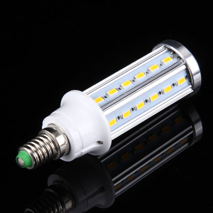ELECTROPRIME 10W Aluminum Corn Light Bulb, E14 880LM 42 LED SMD 5730, AC 85-265V(White Light)