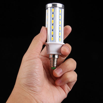 ELECTROPRIME 10W Aluminum Corn Light Bulb, E14 880LM 42 LED SMD 5730, AC 85-265V(White Light)