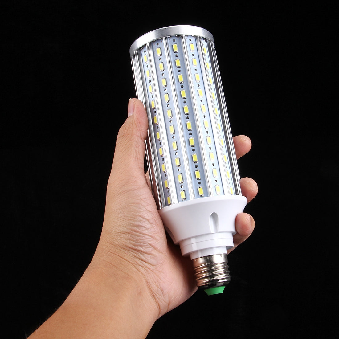 ELECTROPRIME 60W Aluminum Corn Light Bulb, E27 5200LM 160 LED SMD 5730, AC 220V(Warm White)