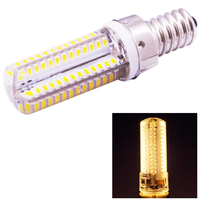 ELECTROPRIME E14 4W 240-260LM Corn Light Bulb , 104 LED SMD 3014, AC 110V(Warm White)
