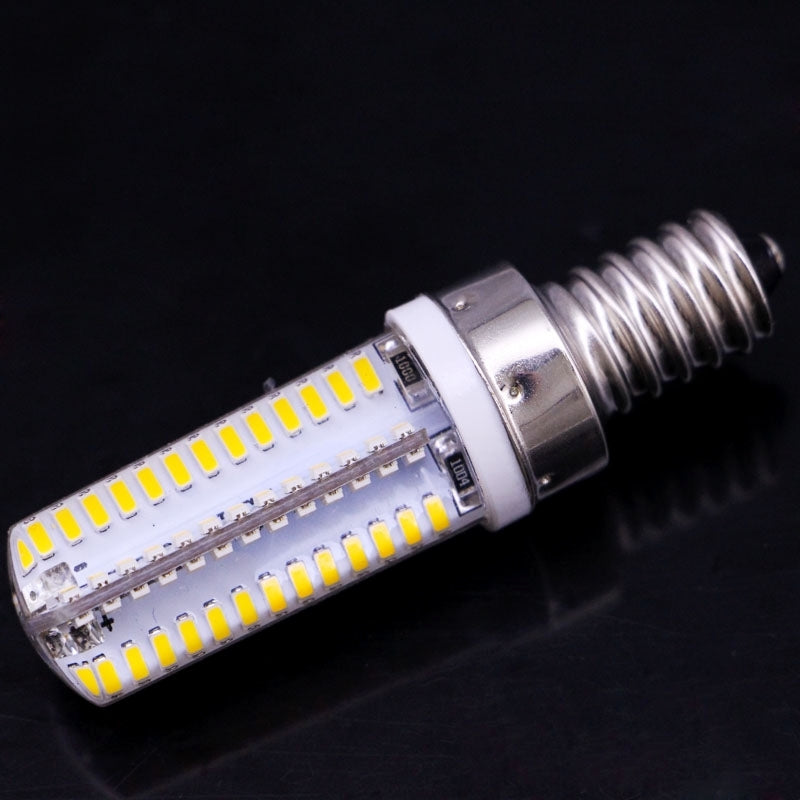 ELECTROPRIME E14 4W 240-260LM Corn Light Bulb , 104 LED SMD 3014, AC 110V(Warm White)