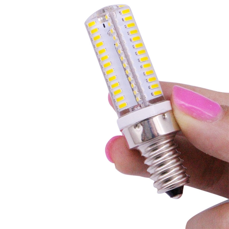 ELECTROPRIME E14 4W 240-260LM Corn Light Bulb , 104 LED SMD 3014, AC 110V(Warm White)