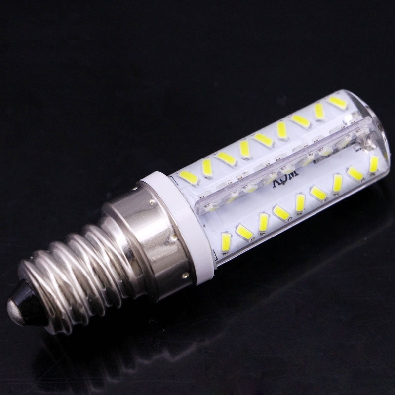 ELECTROPRIME E14 3.5W 200-230LM  Corn Light Bulb, 72 LED SMD 3014, Adjustable Brightness, AC 110V(White Light)