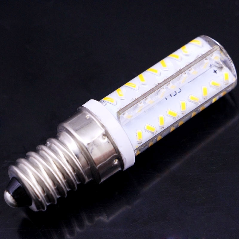 ELECTROPRIME E14 3.5W 200-230LM  Corn Light Bulb, 72 LED SMD 3014, Adjustable Brightness, AC 110V(Warm White)