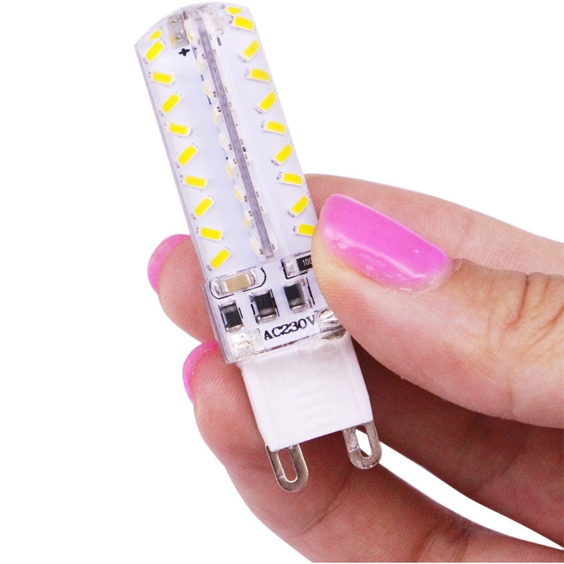 ELECTROPRIME G9 3.5W 200-230LM Corn Light Bulb,  72 LED SMD 3014, Adjustable Brightness, AC 110V(Warm White)